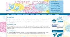 Desktop Screenshot of portret-stickers.nl